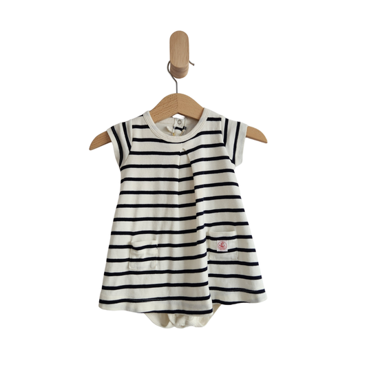 Sailor Dress by Petit Bateau - Size 6 months