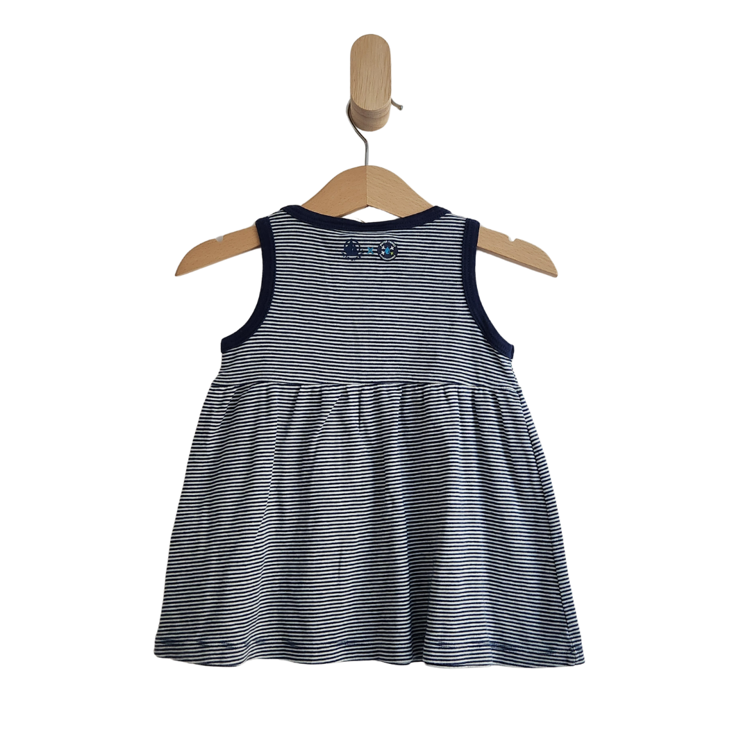 Dress by Petit Bateau - Size 12 months