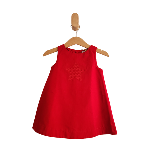 Christmas Dress by Obaibi - Size 12 months