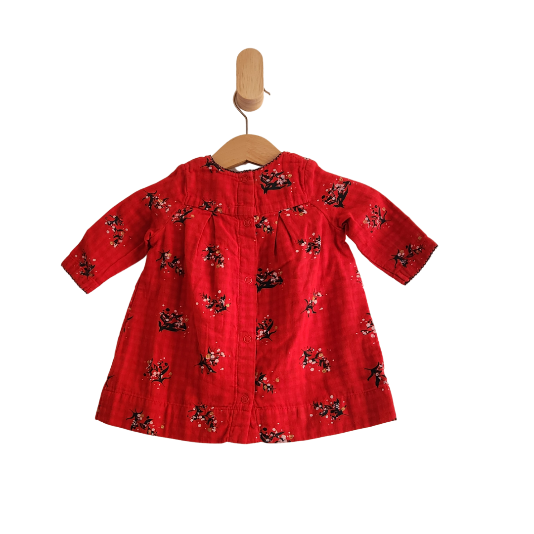 Christmas Dress by Petit Bateau - Size 3 months