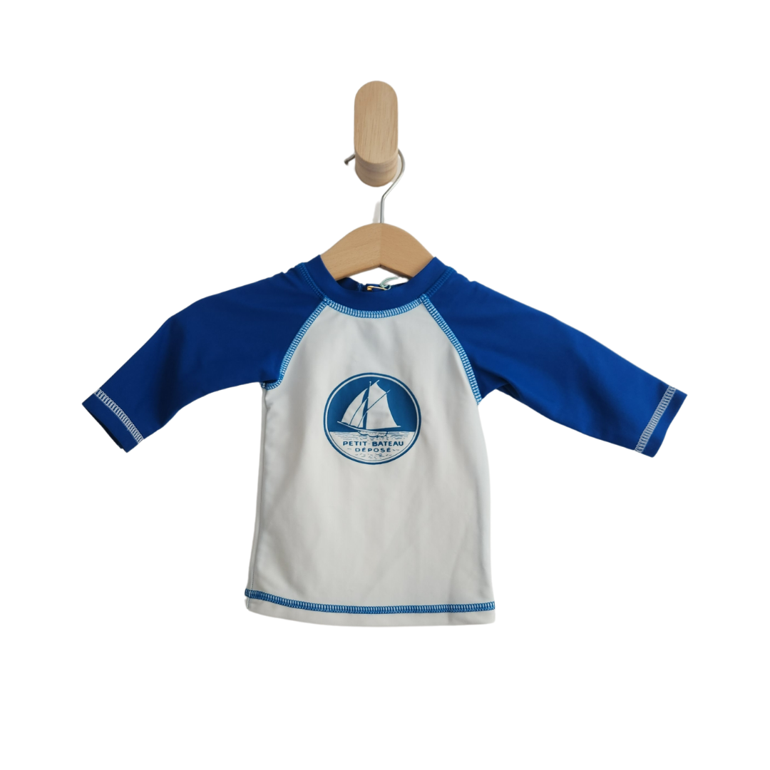 Swimwear T-Shirt by Petit Bateau - Size 6 months