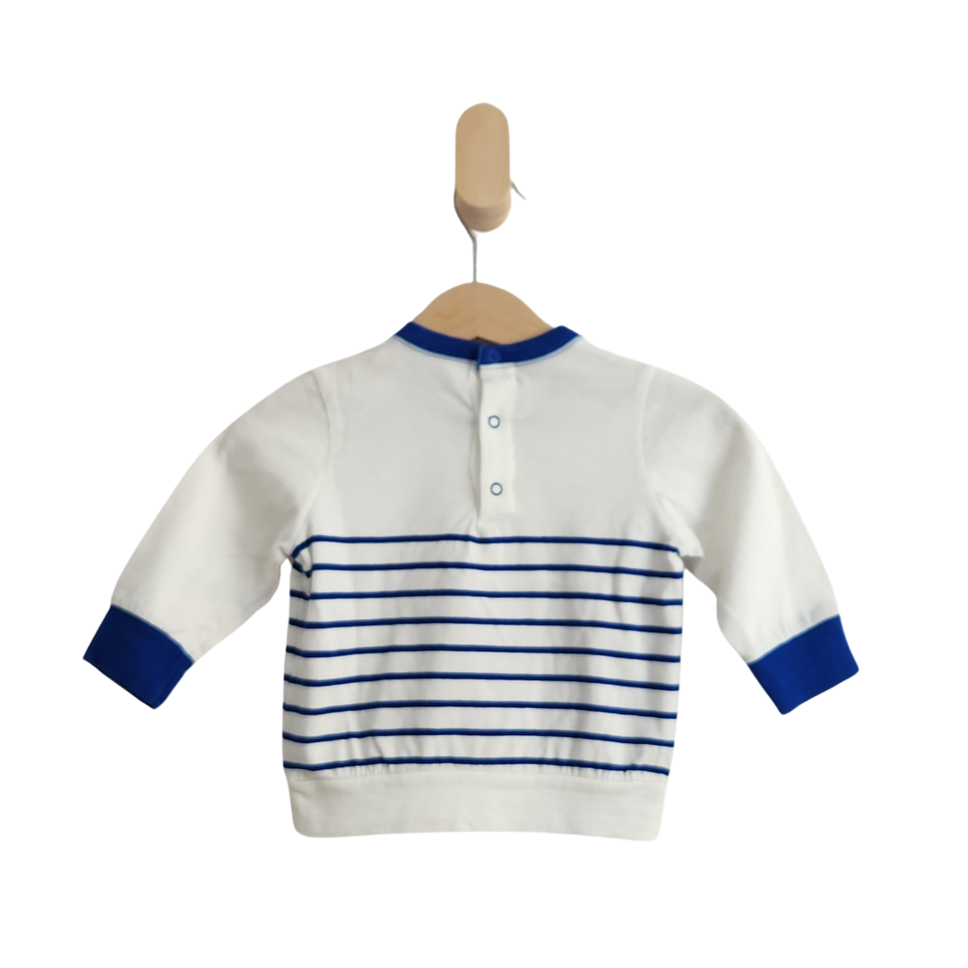 T-Shirt by Petit Bateau - Size 6 months