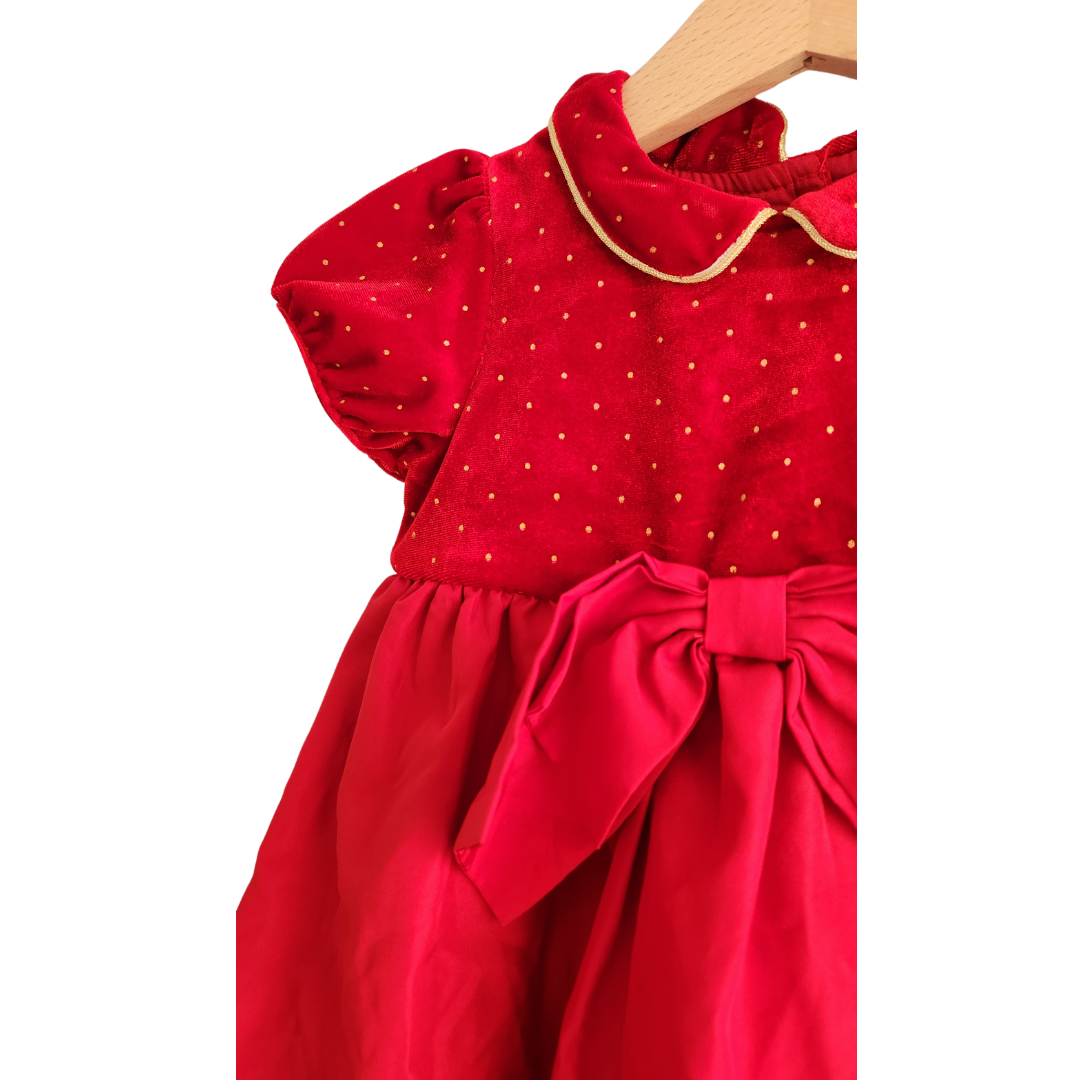 Christmas Dress by Mothercare - Size 9 months