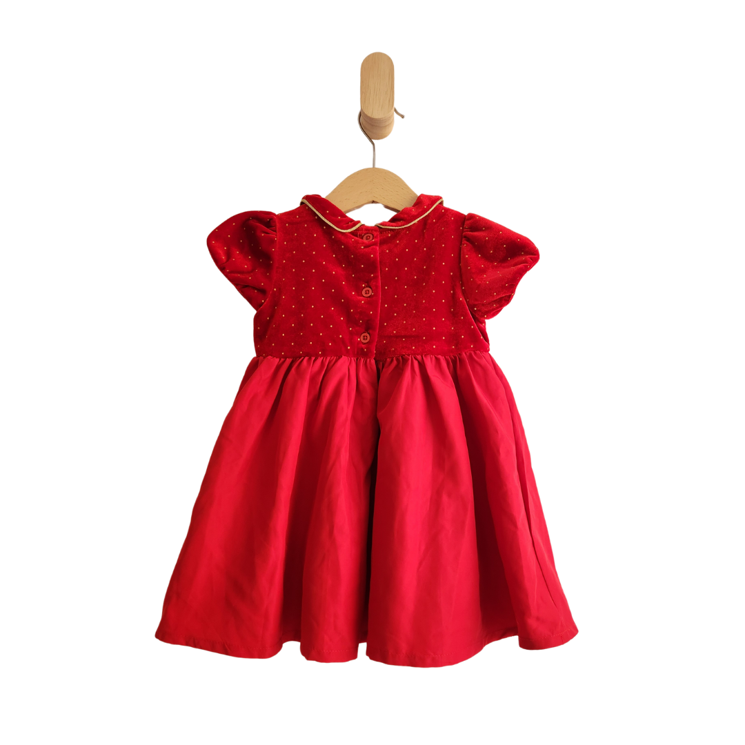 Christmas Dress by Mothercare - Size 9 months