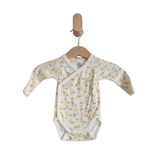 Bodysuit Organic Cotton by Petit Bateau - Size 1 month